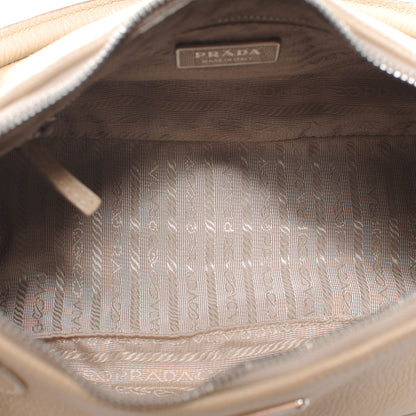 Prada Vitello Daino Box Shoulder Bag Beige 5 of 7