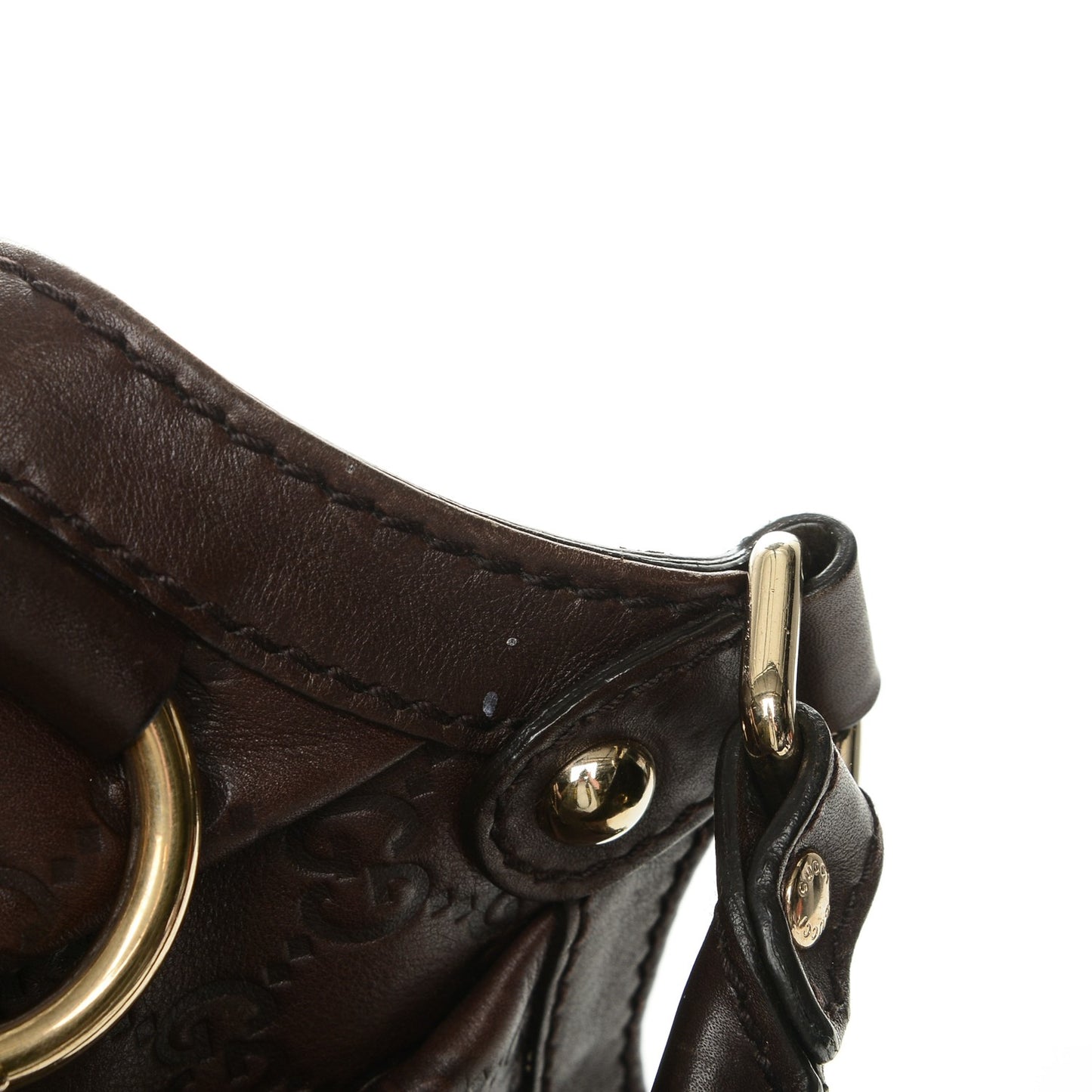 Guccissima Medium Sukey Tote Chocolate