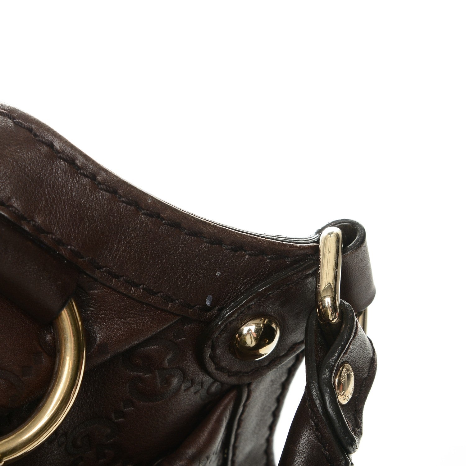 Gucci Guccissima Medium Sukey Tote Chocolate 10 of 11