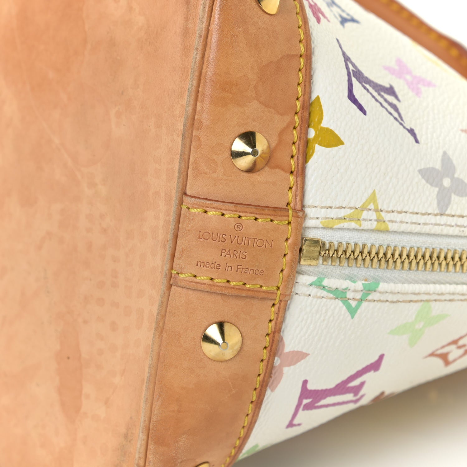Louis Vuitton Monogram Multicolor Alma White 18 of 19