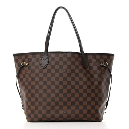Louis Vuitton Damier Ebene Neo Neverfull MM Rose Ballerine 3 of 19