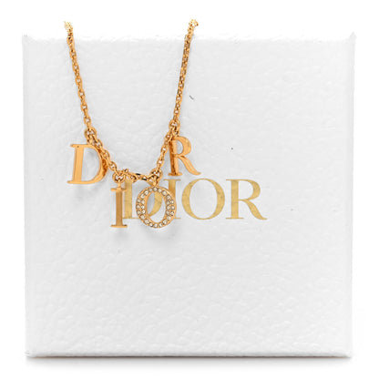 Christian Dior Crystal Dio(r)evolution Necklace Gold 6 of 6