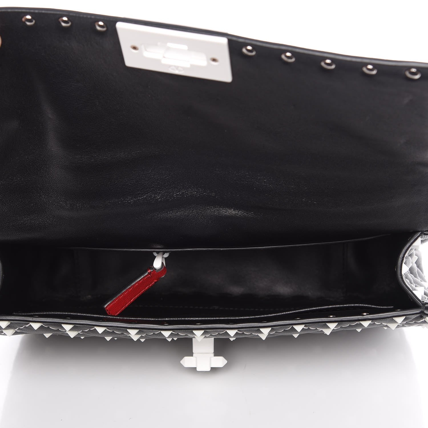 Valentino Garavani Lambskin Medium Free Rockstud Spike Shoulder Bag Black 5 of 8