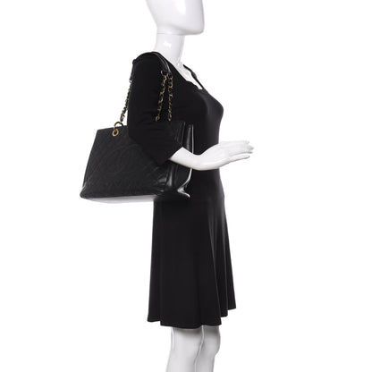 Chanel Caviar Quilted Grand Shopping Tote GST Black 2 of 10