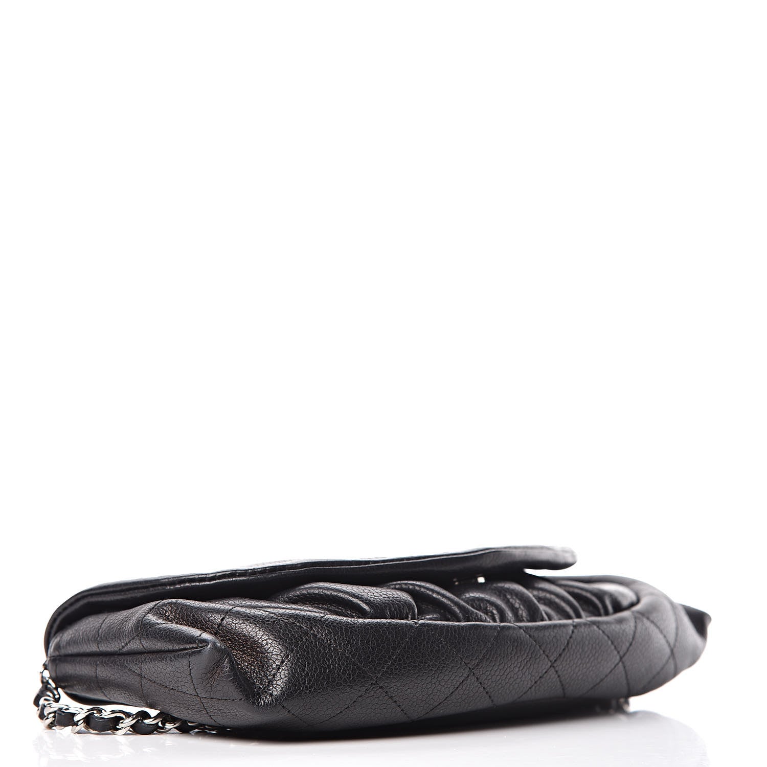 Chanel Caviar Half Moon Wallet On Chain WOC Black 4 of 13