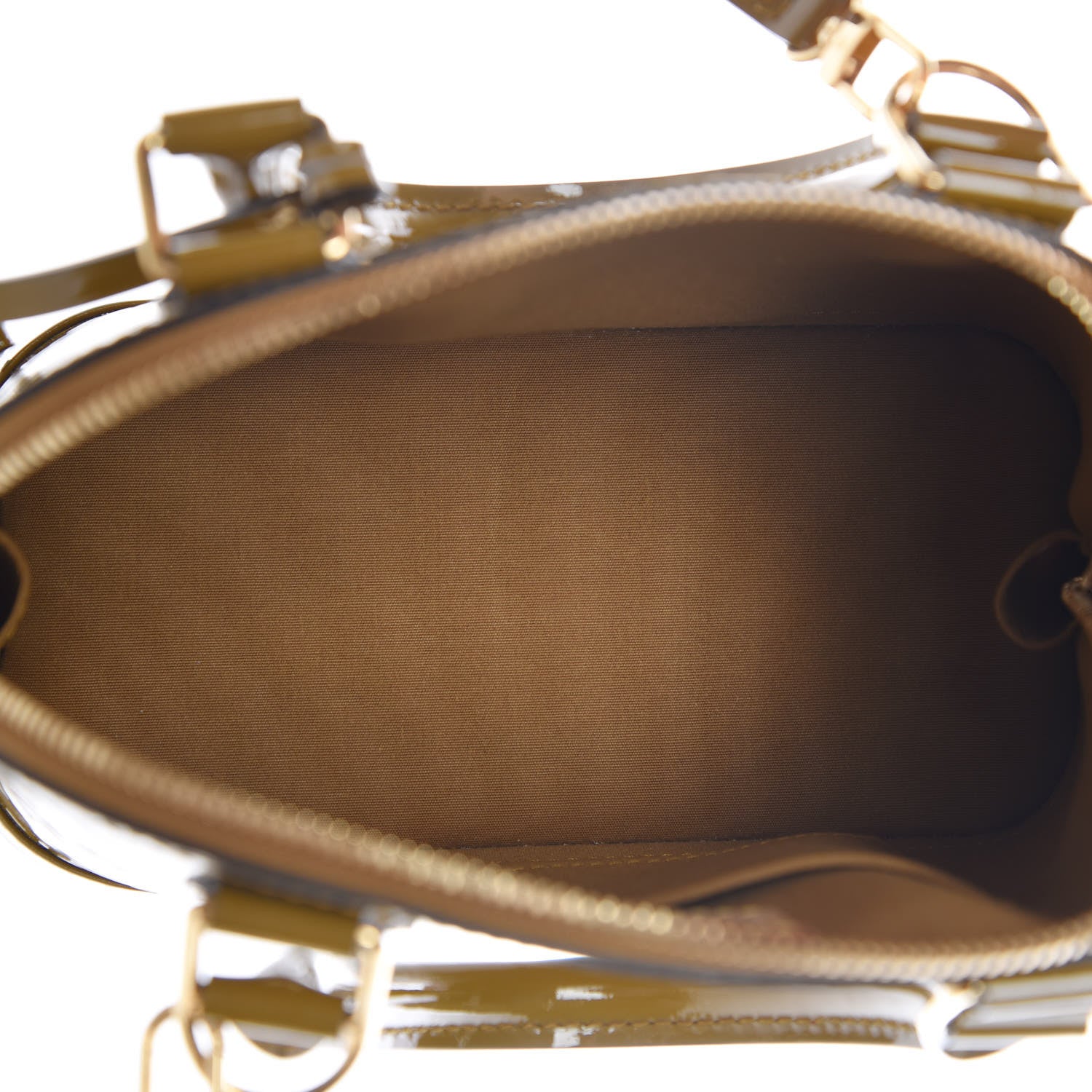 Louis Vuitton Vernis Alma BB Vert Olive 7 of 8