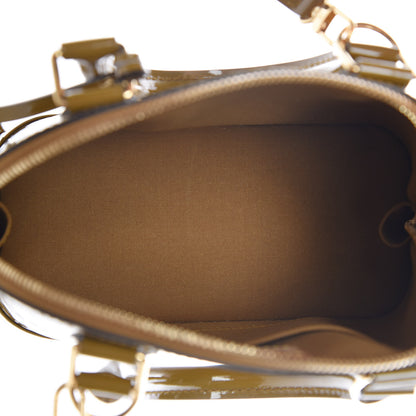 Louis Vuitton Vernis Alma BB Vert Olive 7 of 8