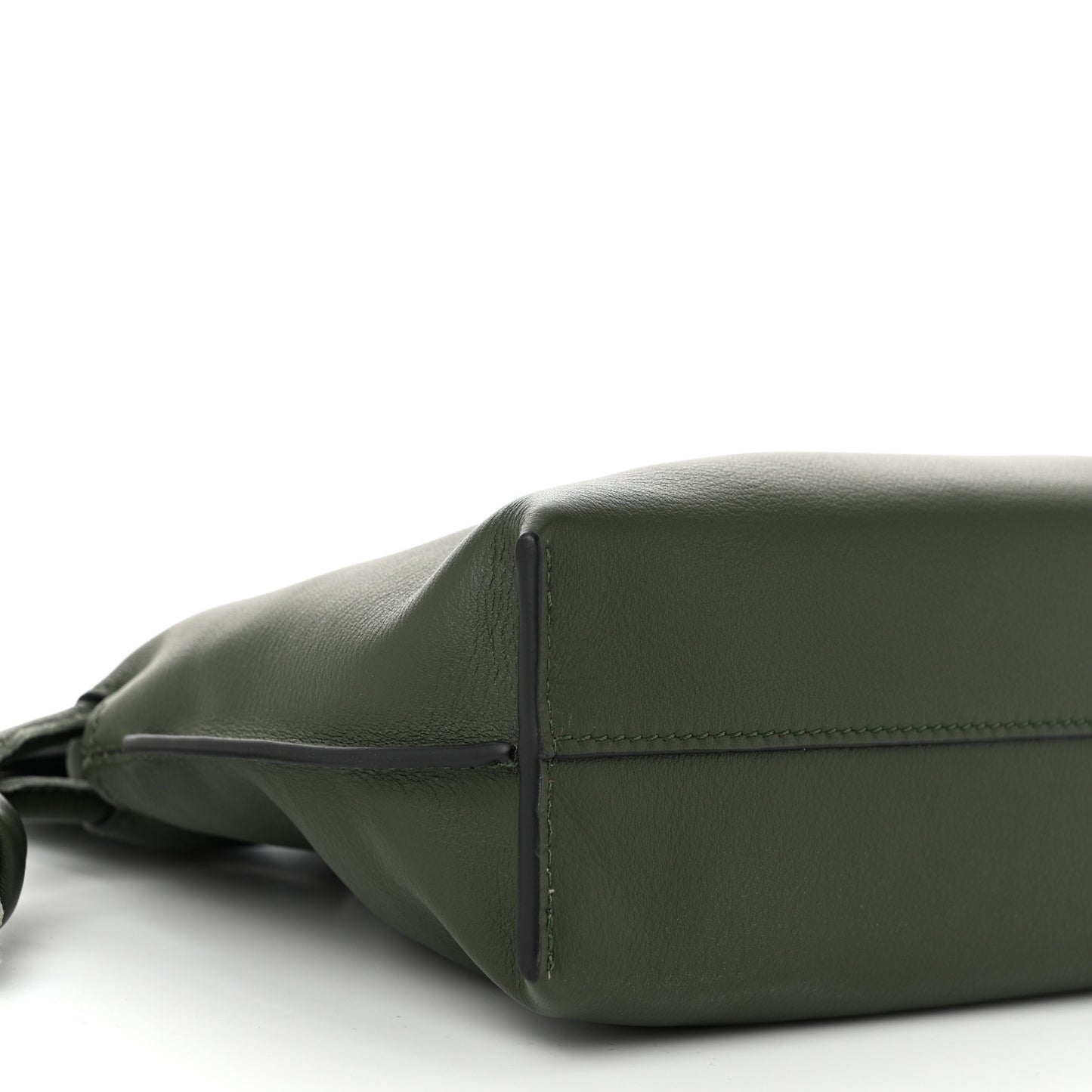 Calfskin Mini Flamenco Knot Bag Avocado