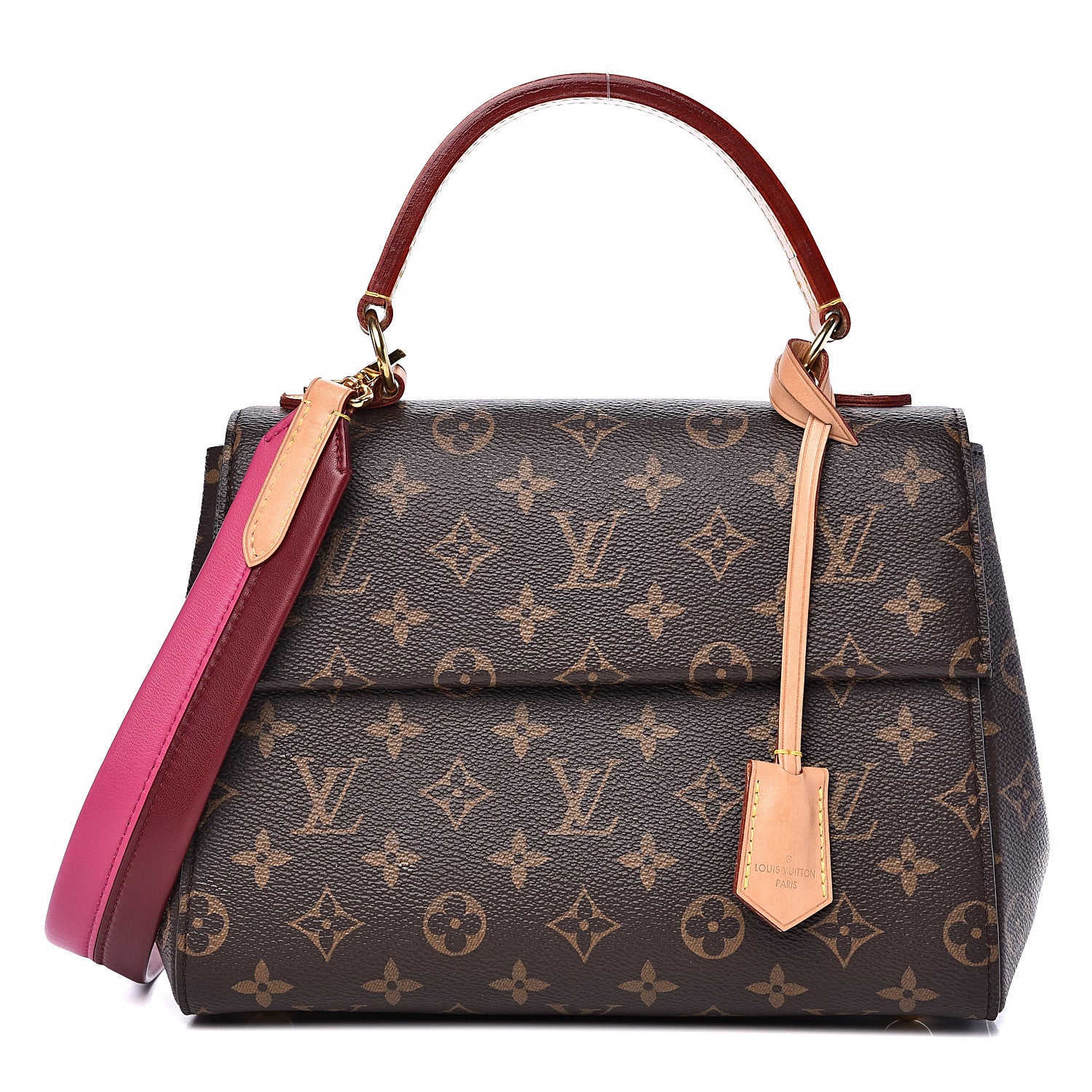 Louis Vuitton Monogram Cluny BB Bordeaux Fuchsia 1 of 13