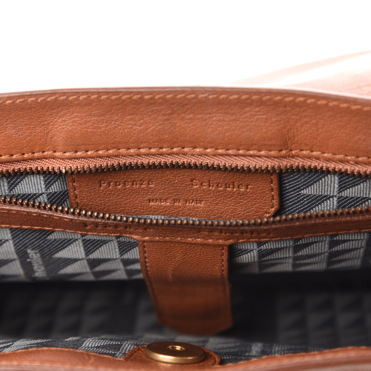 Lambskin Medium PS1 Satchel Saddle