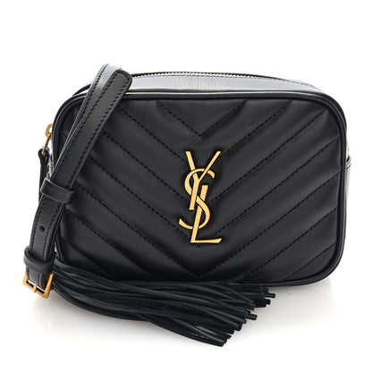 Saint Laurent Calfskin Matelasse Monogram Lou Belt Bag Black Black 1 of 9