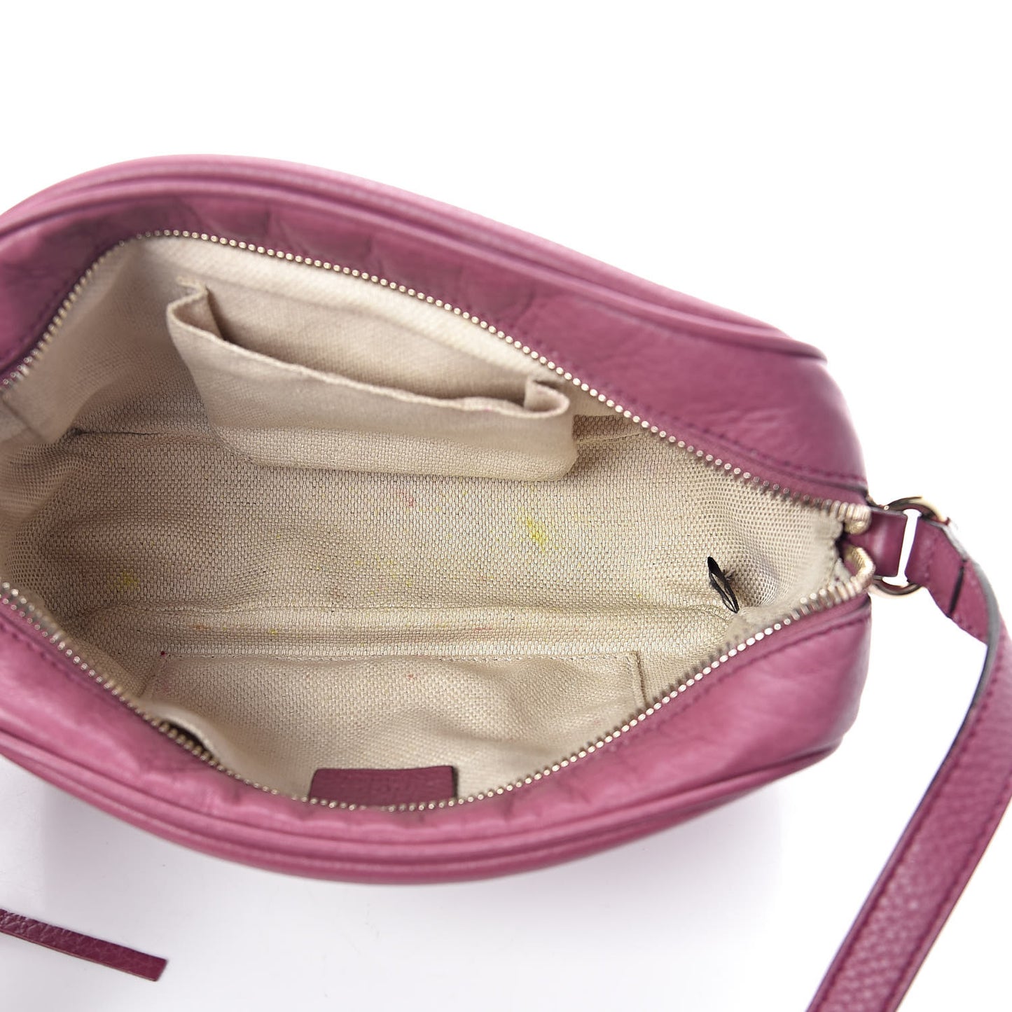 Pebbled Calfskin Small Soho Disco Bag Peonia Flower