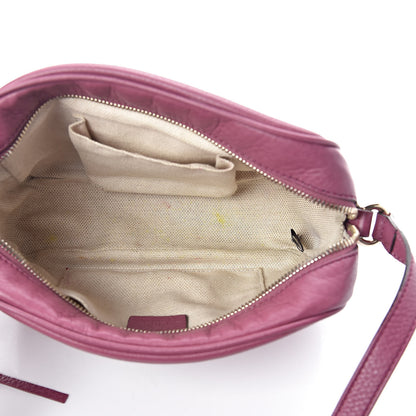 Gucci Pebbled Calfskin Small Soho Disco Bag Peonia Flower 5 of 15