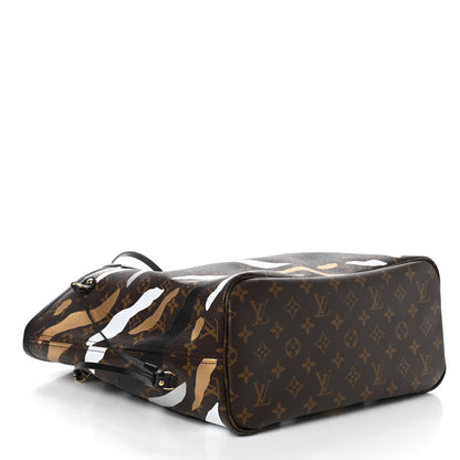 Louis Vuitton X LOL Monogram Neverfull MM Gold Silver 4 of 9