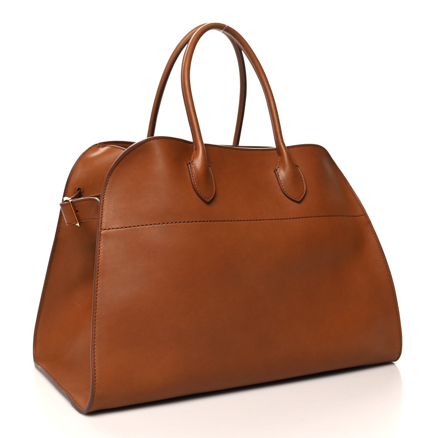Polished Saddle Calfskin Soft Margaux 15 Cuir