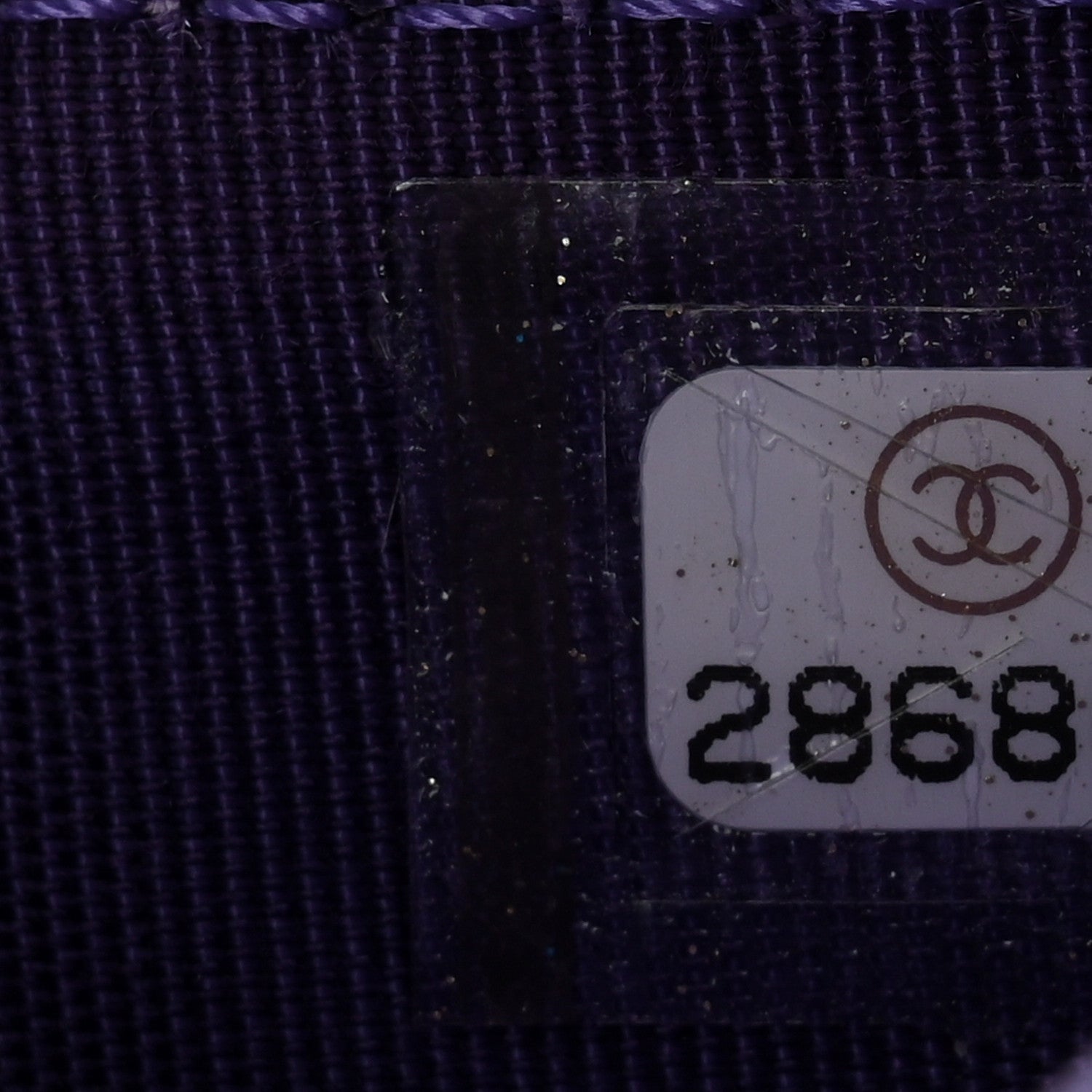 Chanel Lambskin Quilted Boy Flap Card Holder Purple 8 of 8