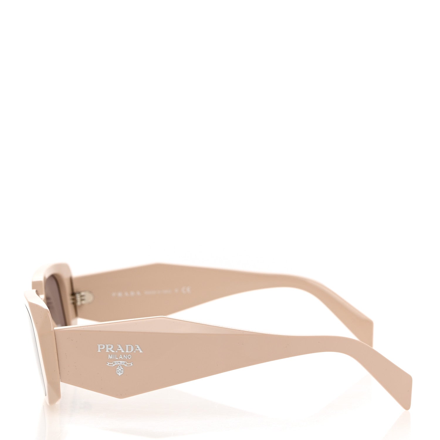 Prada Acetate Symbole Sunglasses SPR 17W Plum Beige 3 of 8