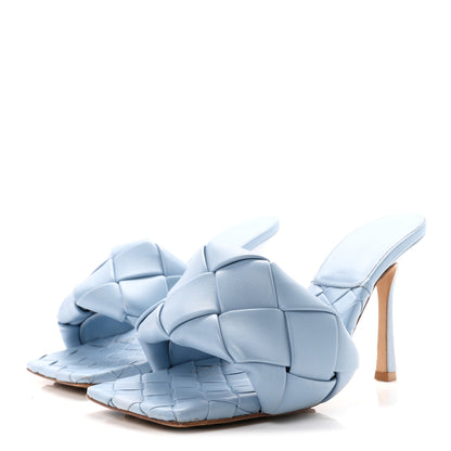 Bottega Veneta Nappa Maxi Intrecciato Lido Mule Sandals 38 Ice 4 of 8