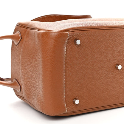 Hermes Taurillon Clemence Lindy 34 Gold 9 of 10