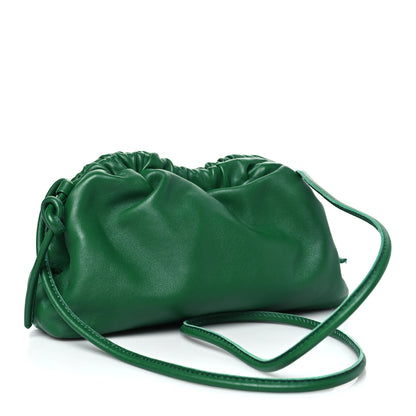 Mansur Gavriel Lambskin Mini Cloud Clutch  Green 3 of 10