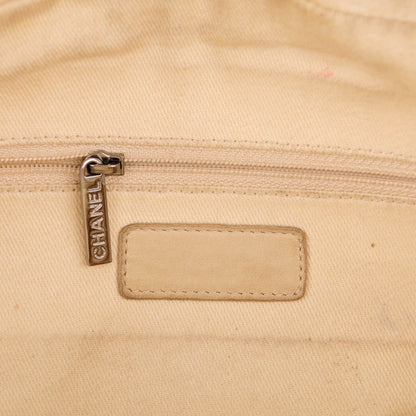 Chanel Calfskin Large Diamond Stitch Tote Brown 8 of 9