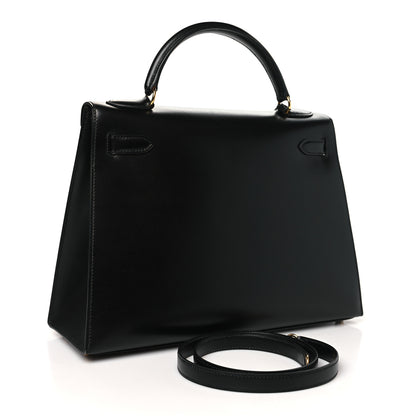 Hermes Box Kelly Sellier 32 Black 2 of 9