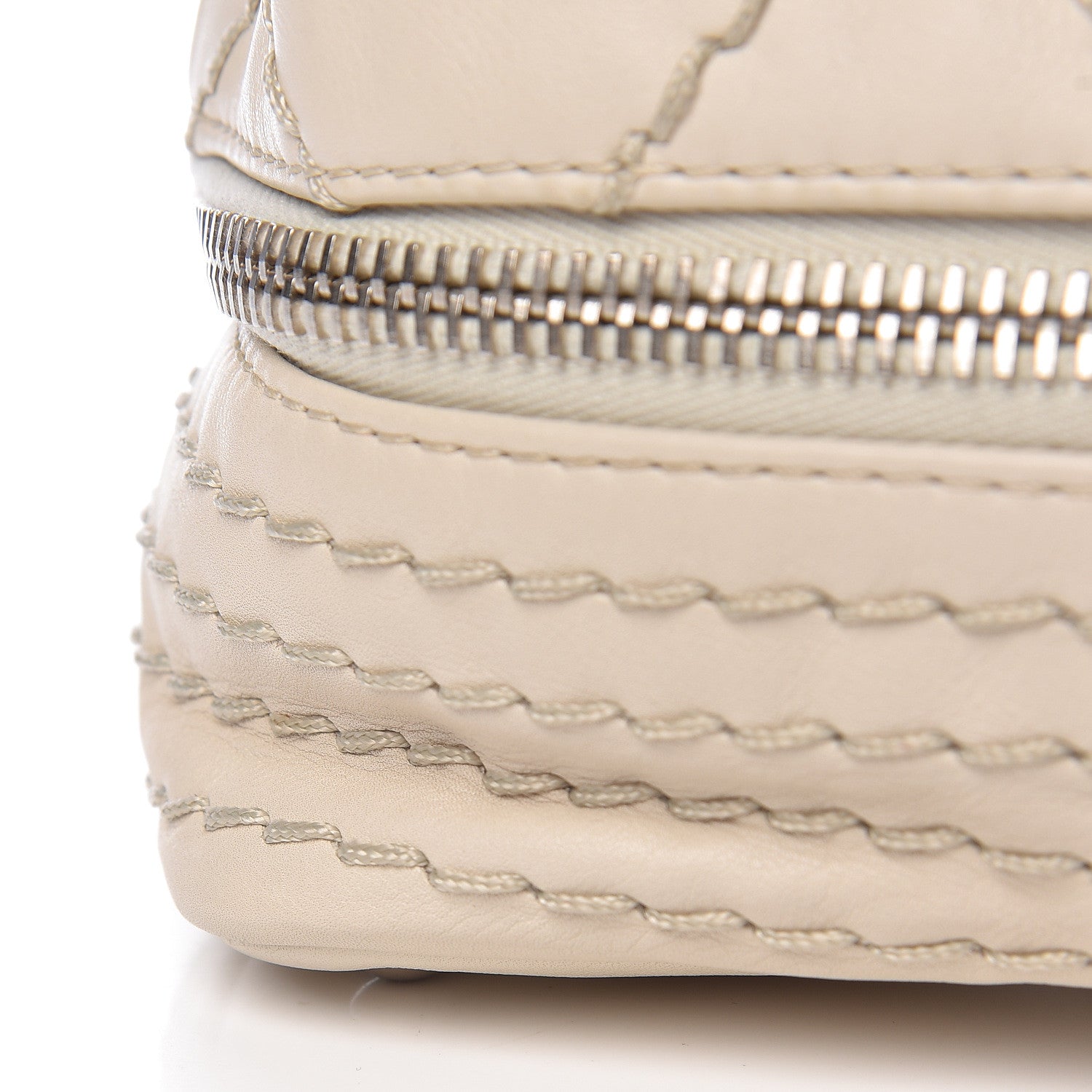 Chanel Calfskin Stitched Large Expandable Flap Bag White 11 of 16