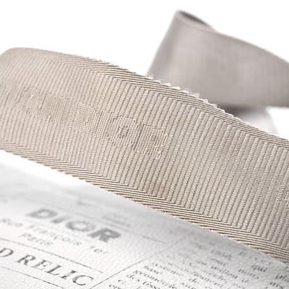 Christian Dior X DANIEL ARSHAM Grained Calfskin Newspaper Print Saddle Bag White 15 of 19