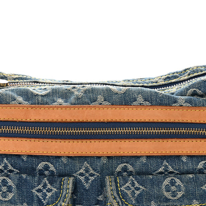 Louis Vuitton Monogram Denim Baggy PM Blue 7 of 9
