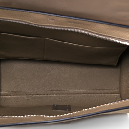 Celine Drummed Calfskin Suede Medium Trapeze Dune 6 of 9