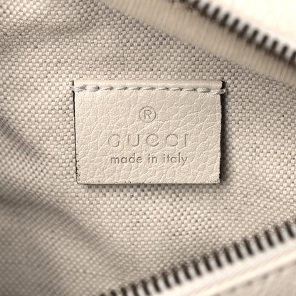 Gucci Grained Calfskin Small Logo Belt Bag White 5 of 8