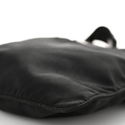 Prada Tessuto Nylon Saffiano Flat Messenger Bag Black 9 of 9