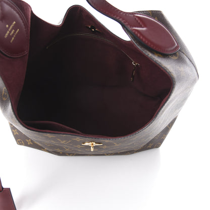 Louis Vuitton Monogram Flower Hobo Bordeaux 4 of 8