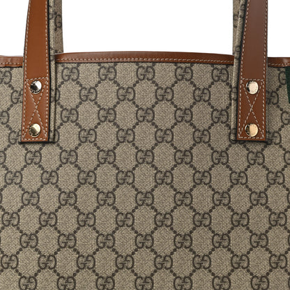 Gucci GG Plus Monogram Medium Signature Web Loop Tote Brown 8 of 10