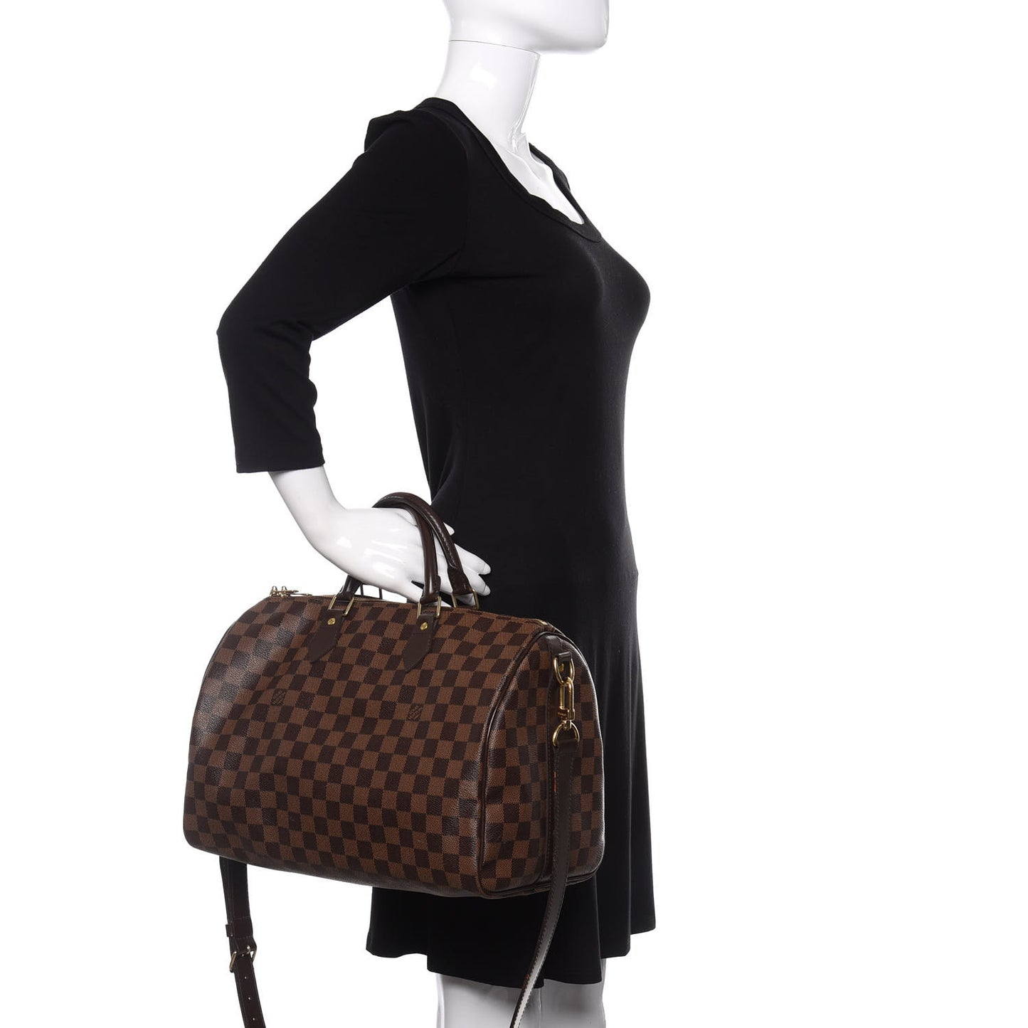 Damier Ebene Speedy Bandouliere 35