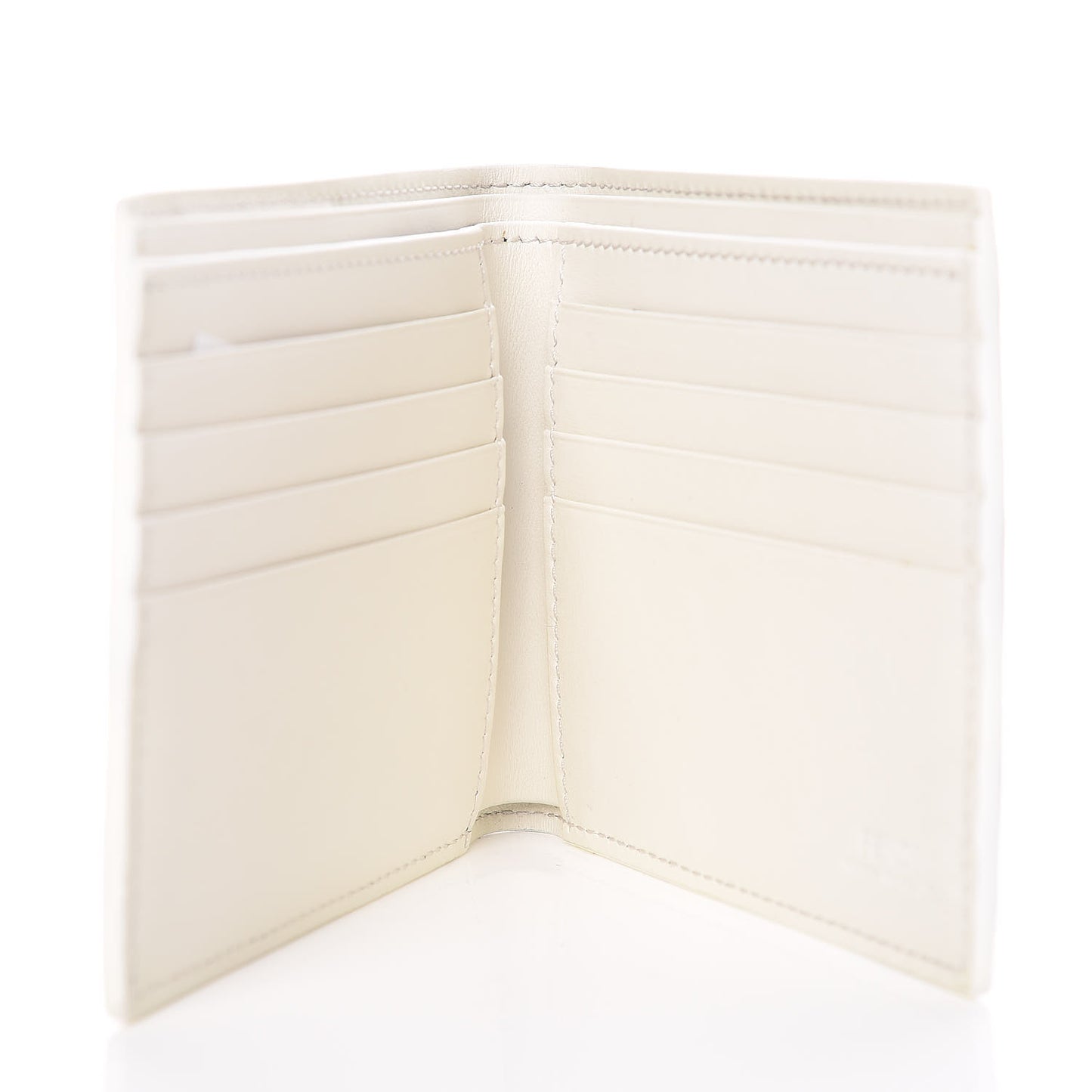 Vitello Century Mini Bug Eyes Bi-Color Bi-Fold Wallet Blue White Ice