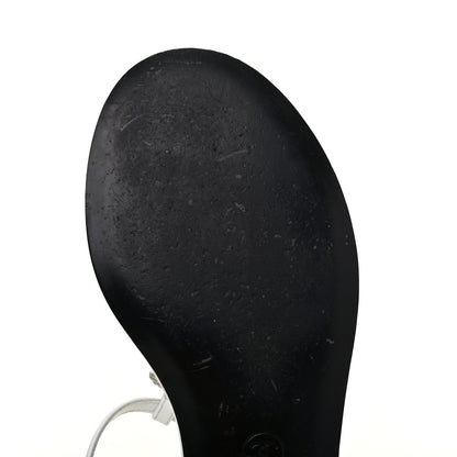 Chanel CC Logo Thong Sandals 40 White 9 of 12