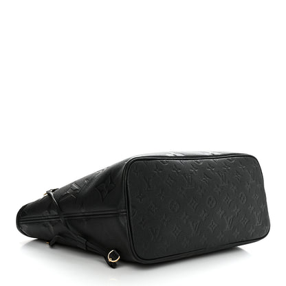 Louis Vuitton Empreinte Monogram Giant Neverfull MM Black 5 of 11