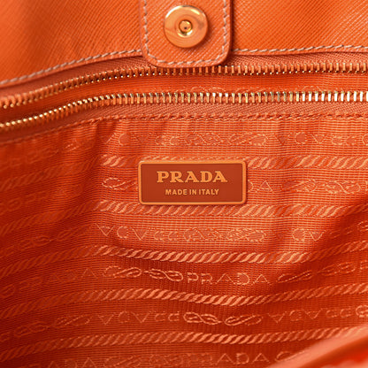 Prada Saffiano Lux Large Tote Papaya 6 of 18