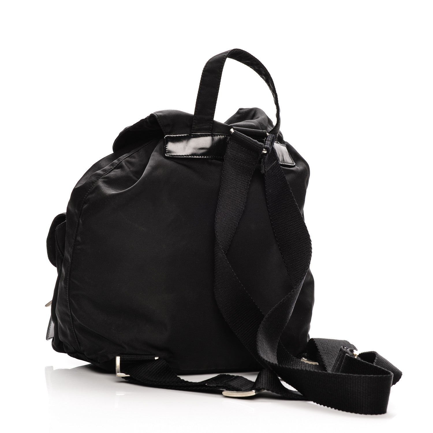 Prada Nylon Vela Medium Backpack Black 3 of 8