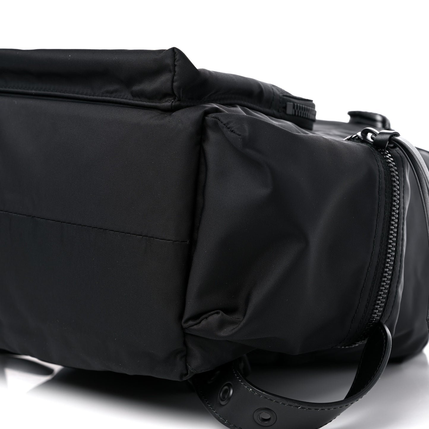 Technical Nylon Large Rucksack Backpack Black