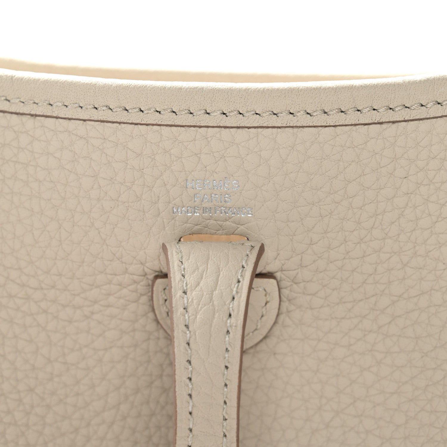 Hermes Taurillon Clemence Amazone Evelyne TPM Beton 1823205