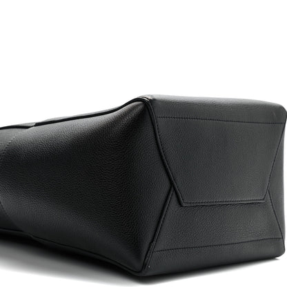 Celine Soft Grained Calfskin Sangle Bucket Bag Black 8 of 11