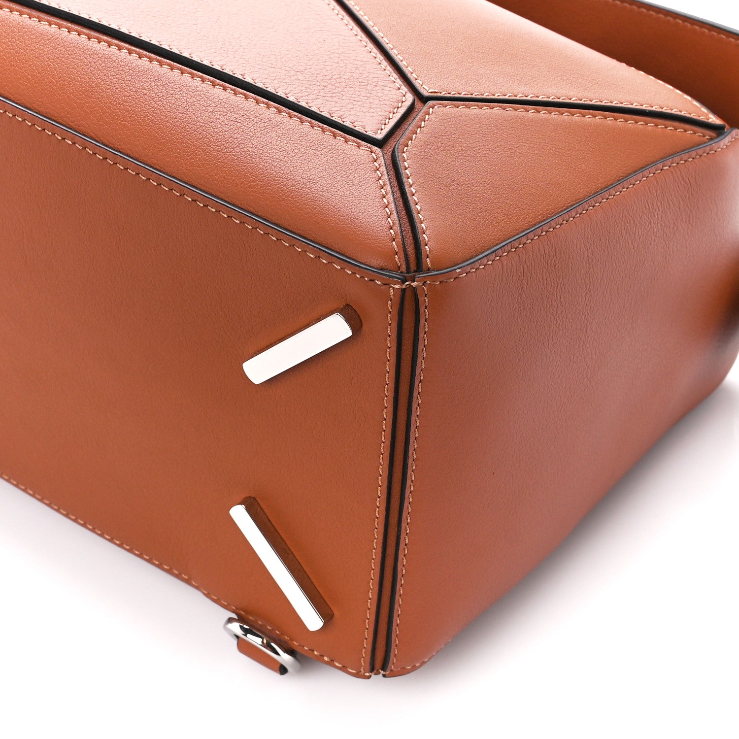 Loewe Calfskin Medium Puzzle Bag Tan 10 of 10
