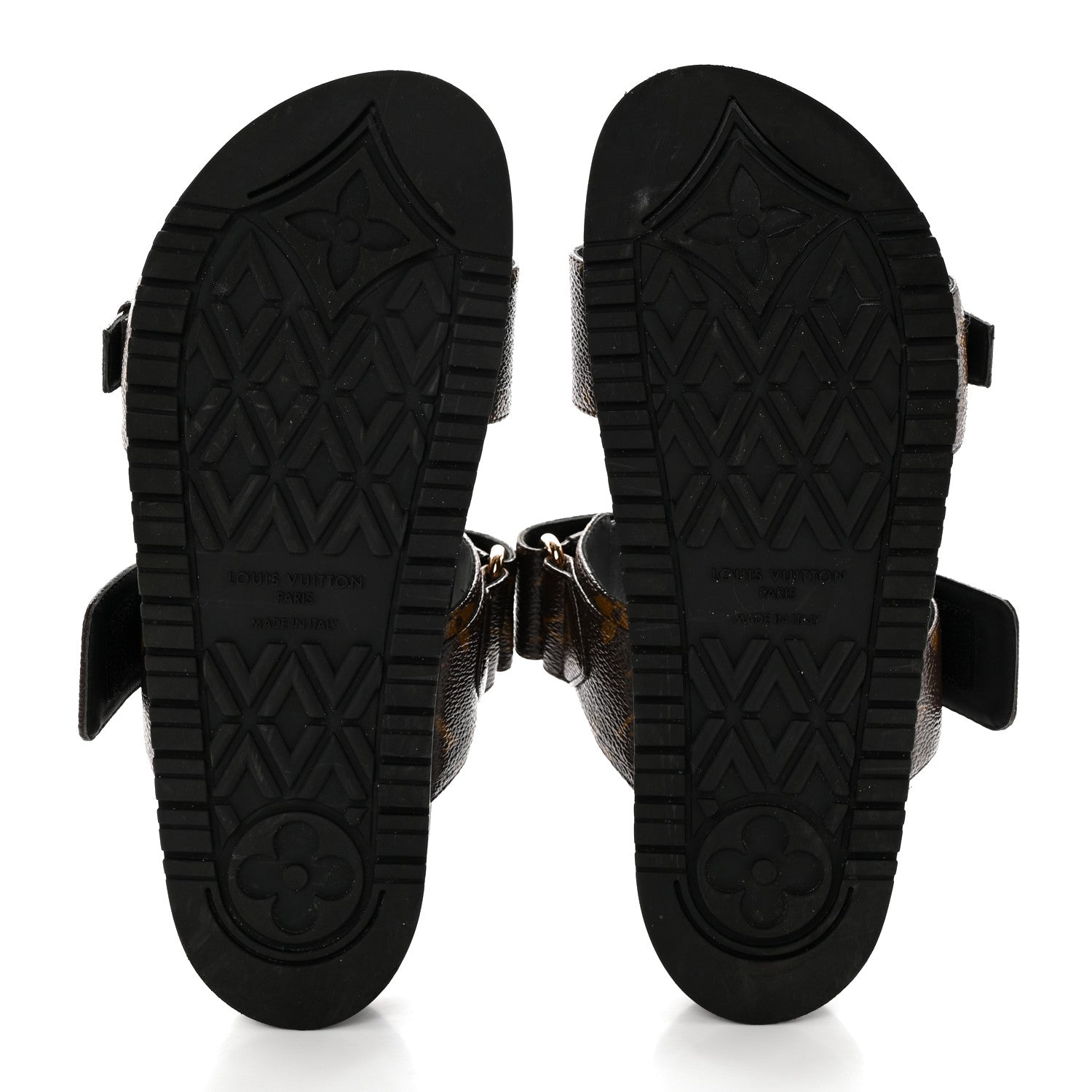 Louis Vuitton Bom Dia Flat Mule Sandals 36 Black 5 of 13