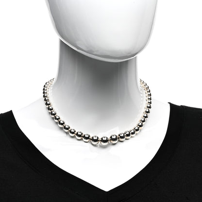 Tiffany Sterling Silver HardWear Graduated Ball Necklace 2 of 4