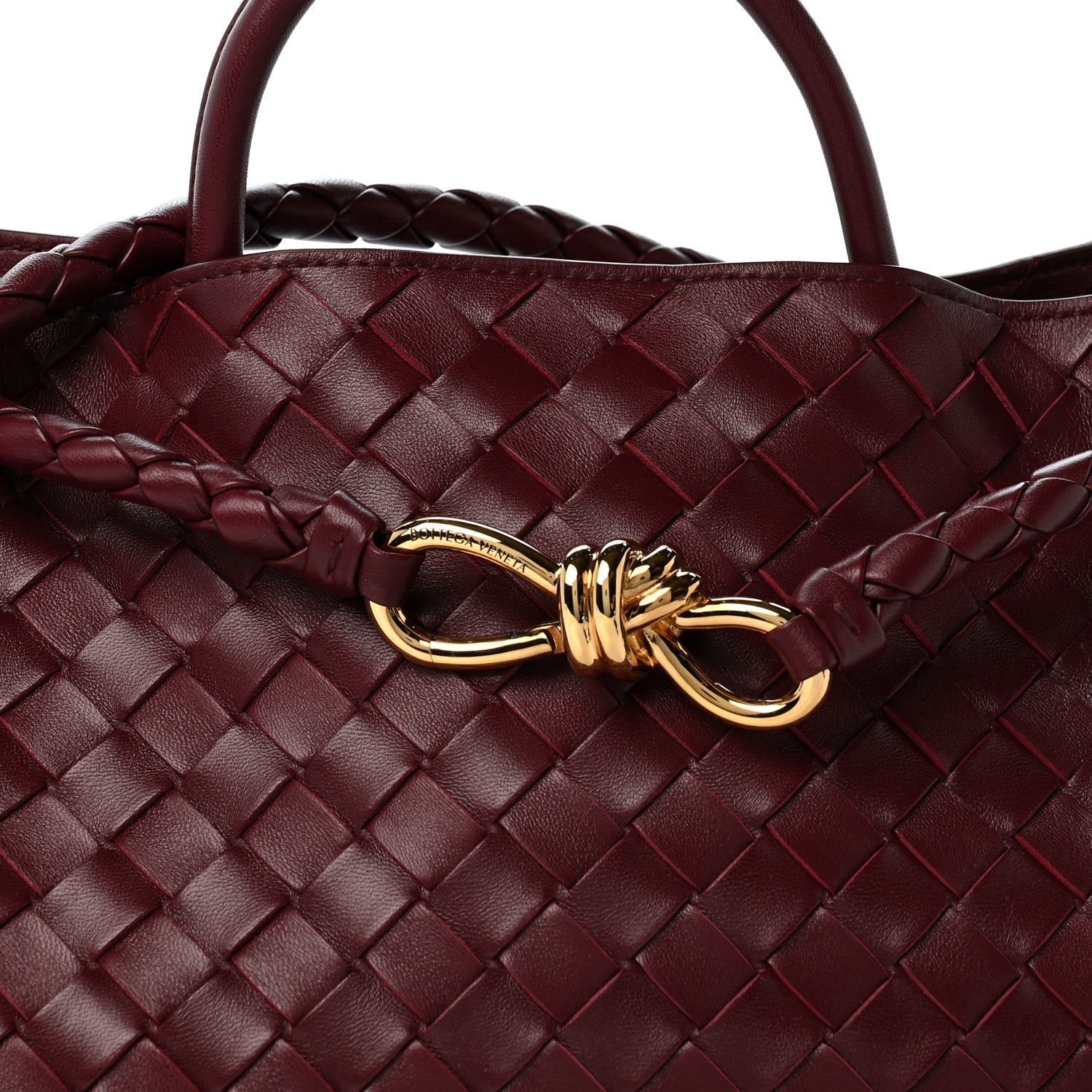 Bottega Veneta Nappa Intrecciato Medium Andiamo Shoulder Bag Barolo 7 of 9