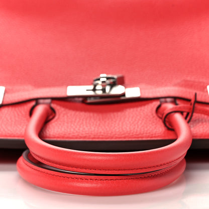 Hermes Togo Verso Birkin 30 Rose Texas Orange 14 of 35