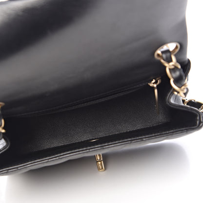 Chanel Lambskin Quilted Mini Square Flap Black 5 of 12
