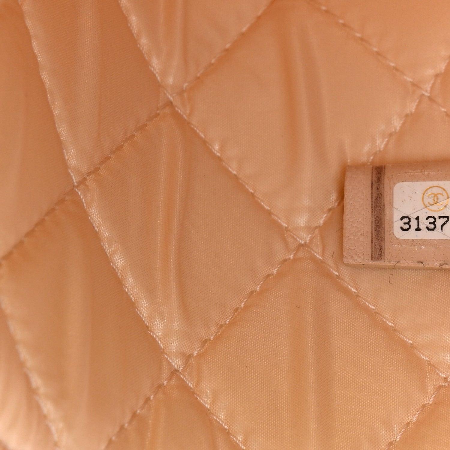 Chanel Lambskin Quilted Large Vanity Pouch Beige Clair 7 of 9